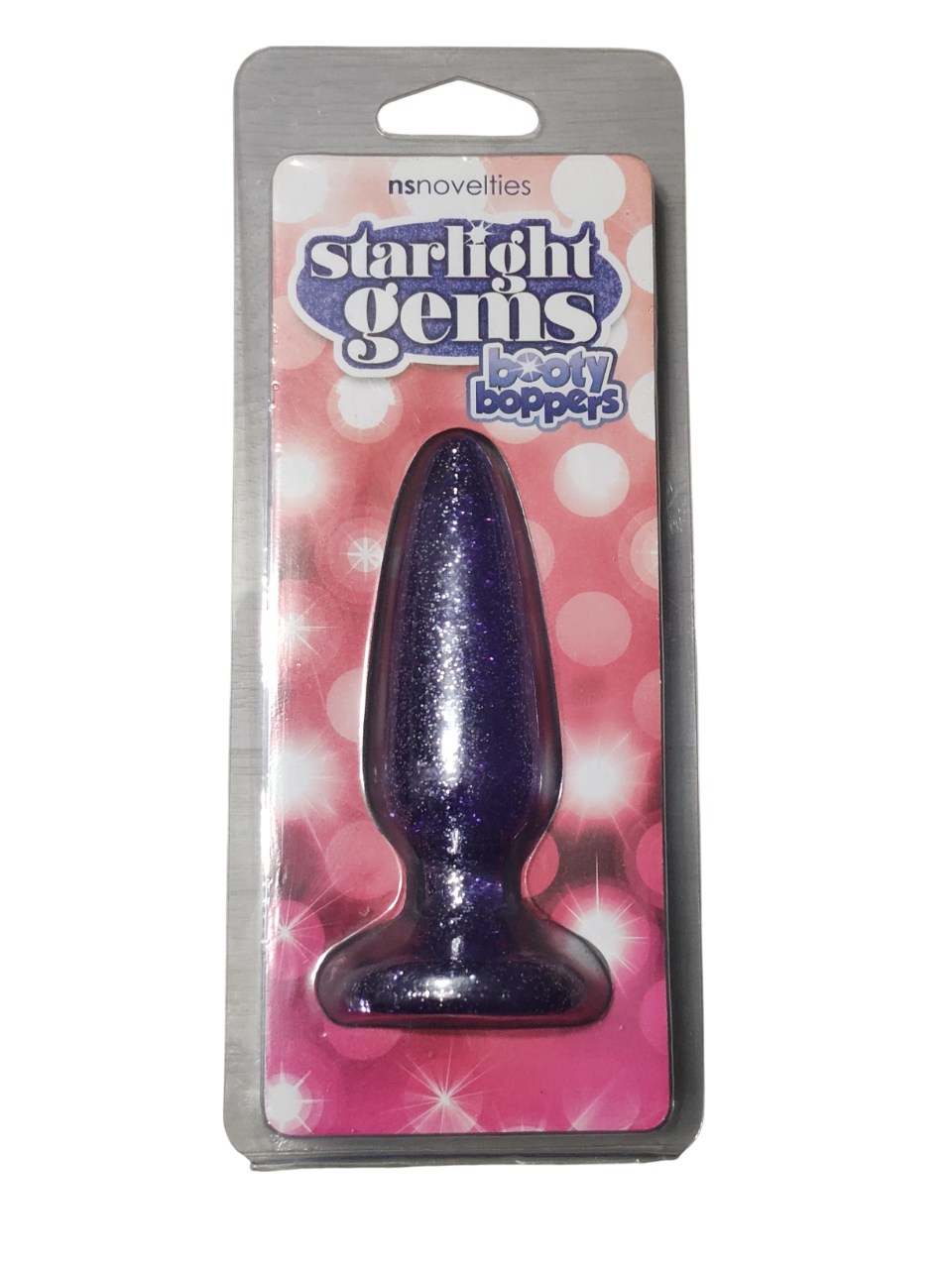 NS Novelties Starlight Gem Booty Boppers – Purple - Small